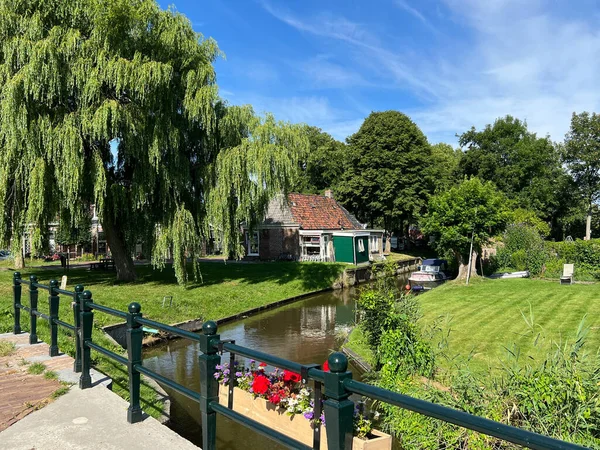 Canal Achlum Friesland Netherlands — Foto de Stock