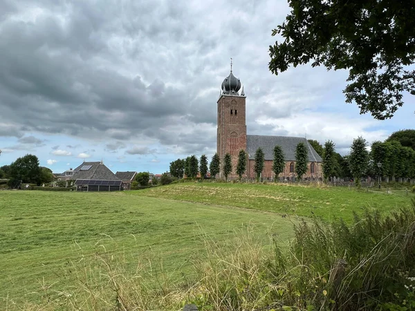 Protestant Church Deinum Friesland Netherland — 스톡 사진