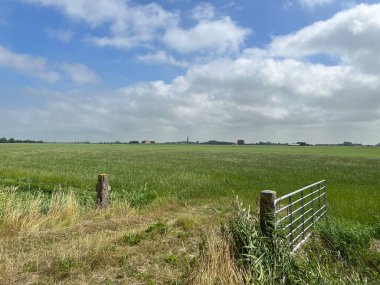 Farmland around Tzum in Friesland the Netherlands
