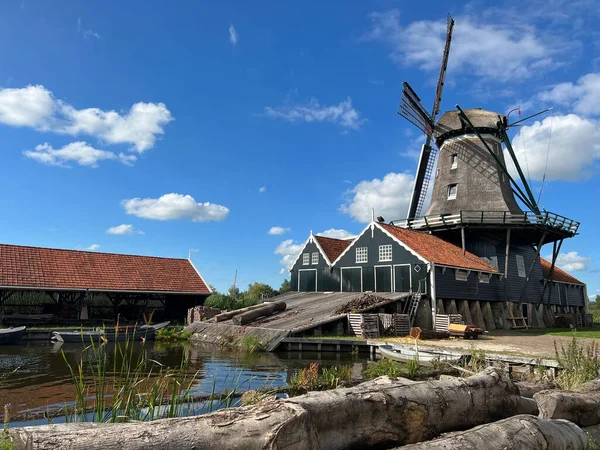 Wood Windmill Rat Ijlst Friesland Netherlands — Stock Photo, Image