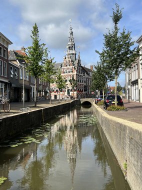 Friesland 'daki Franeker Belediye Binası Hollanda
