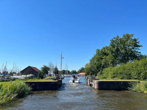 Canal Sneek Friesland Nederland — Stockfoto