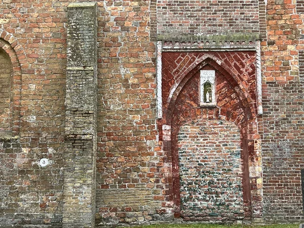 Church Wall Blessum Friesland Netherlands — Stockfoto