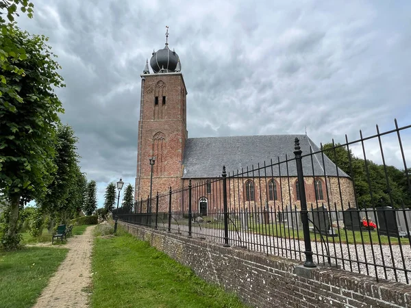 Protestant Church Deinum Friesland Netherland — Foto Stock