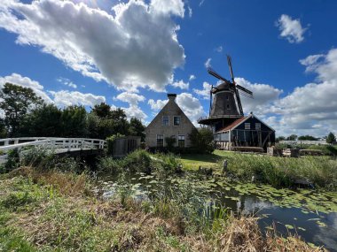 Yel değirmeni IJlst Friesland 'deki Fare Hollanda