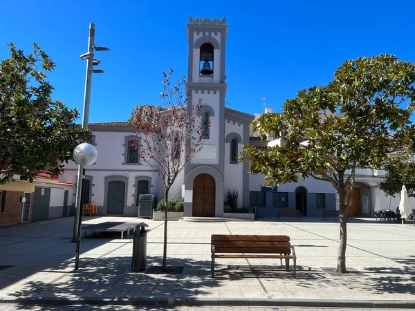 Церковь Городе Estartit Коста Брава Испании — стоковое фото