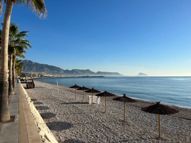 Albir İspanya 'da kumsal
