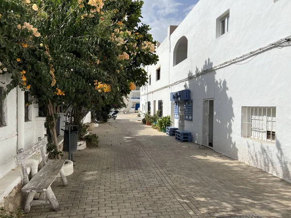 Strada Nel Centro Storico Agua Amarga Spagna — Foto Stock