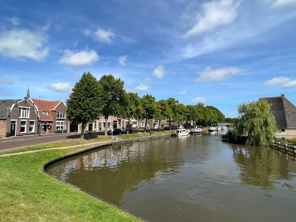 Architecture Canal Old City Franeker Friesland Netherlands — Stock Photo, Image