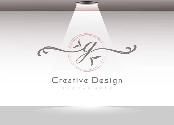 Elegant Handwriting Letter Logo Template —  Vetores de Stock