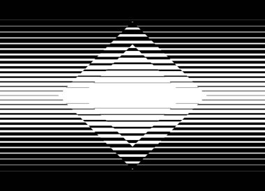 Paralel kırık çizgilerin modern siyah ve beyaz desenleri siyahtan beyaza pürüzsüz bir geçiş sağlıyor. Soyut kare. Çizgili vektör arkaplanı
