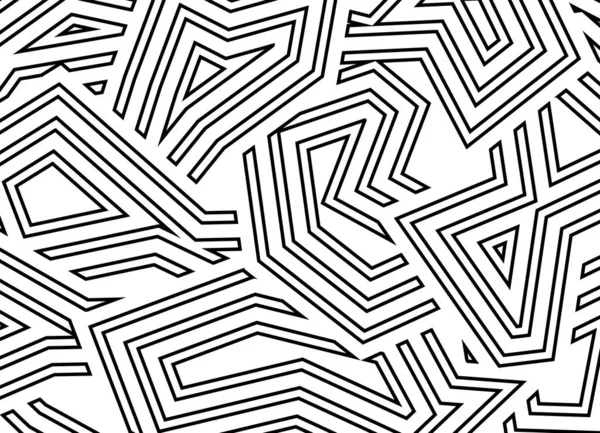现代黑白条纹几何图案 趋势矢量背景 — 图库矢量图片