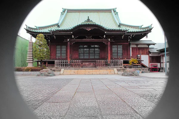 Tóquio Japão Março 2019 Fotografia Estilo Vintage Templo Jurinji Kita — Fotografia de Stock