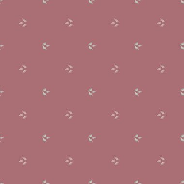 Koyu pembe arka planda kusursuz kakule. Şirin bitki taslak süsü. Kumaş için geometrik doku şablonu. Tasarım vektörü illüstrasyonu.