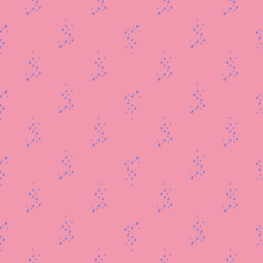 Pembe arka planda pürüzsüz baloncuklar. Herhangi bir amaç için soyut sabun dokusu. Tekstil kumaş tasarımı için geometrik şablon. Basit vektör süsü.