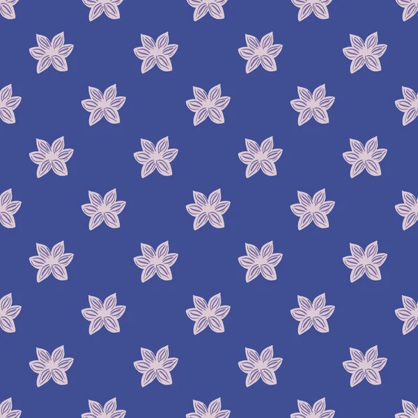 Modèle Sans Couture Sanise Sur Fond Bleu Rouille Modèle Répétition — Image vectorielle