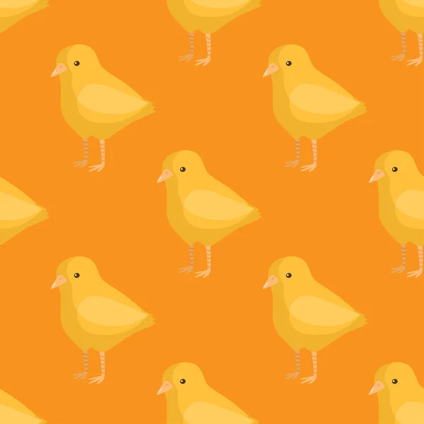 鶏のシームレスなパターン カラフルな背景に国内動物 テキスタイルプリント ファブリック バナー 背景や壁紙のためのベクトルイラスト — ストックベクタ