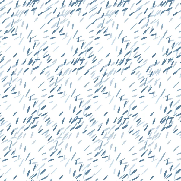 Doodle Dashes Seamless Pattern Hand Drawn Modern Abstract Background Vector — 图库矢量图片