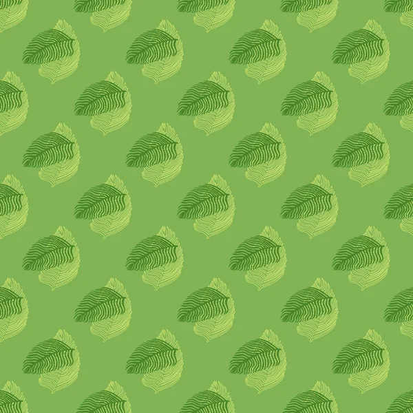 アブストラクトヤシの葉のシームレスなパターンを手描きの葉プリント 単純なジャングルの背景 季節のテキスタイルプリント ファブリック バナー 背景や壁紙のためのベクトルイラスト — ストックベクタ