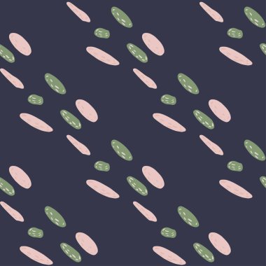 Çakıl taşları pürüzsüz desen. Kumaş tasarımı için güzel bir yapı çakılı. Kumaş, ambalaj kağıdı, duvar kağıdı ve mendil için karalama şeklinde tekrar eden şablon taşı. Vektör illüstrasyonu.