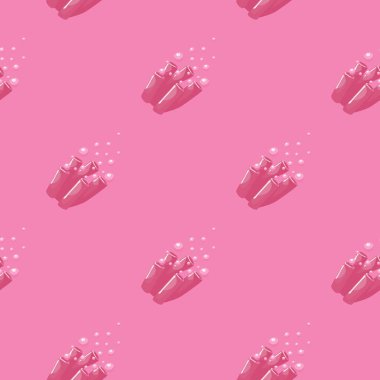 Baloncuklu mercan kayalıkları pürüzsüz desen. Deniz bitkileri geçmişi. Çocuklar için vektör illüstrasyonu komik tekstil baskıları, kumaş, afişler, arkaplanlar ve duvar kağıtları.