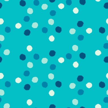 Kusursuz desenli ponponlar. El çizimi şirin bir arka plan. Kumaş, ambalaj kağıdı, duvar kâğıdı ve mendil için karalama stilinde tekrarlanan doku. Vektör illüstrasyonu.