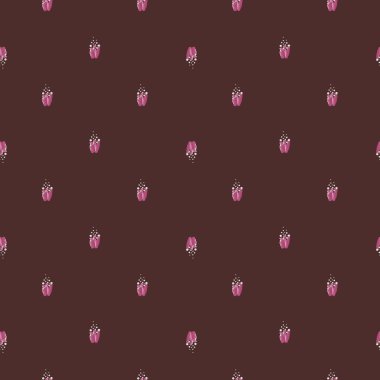 Baloncuklu mercan kayalıkları pürüzsüz desen. Deniz bitkileri geçmişi. Çocuklar için vektör illüstrasyonu komik tekstil baskıları, kumaş, afişler, arkaplanlar ve duvar kağıtları.