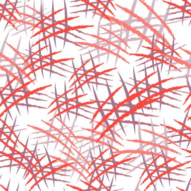 Çizikler pürüzsüz. Grunge dokusu. Korku tasarımı. Kumaş, ambalaj kağıdı, duvar kâğıdı ve mendil için karalama stilinde tekrarlanan doku. Vektör illüstrasyonu.