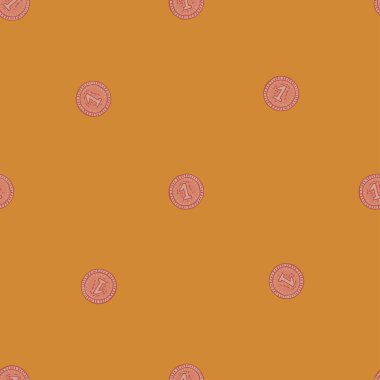 Paralar kusursuz desen. Paradan elde çizilmiş arka plan. Kumaş, ambalaj kağıdı, duvar kâğıdı ve mendil için karalama stilinde tekrarlanan doku. Vektör illüstrasyonu.