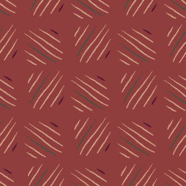 Kusursuz desen çizikleri. El çizimi korku geçmişi. Kumaş, ambalaj kağıdı, duvar kâğıdı ve mendil için karalama stilinde tekrarlanan doku. Vektör illüstrasyonu.