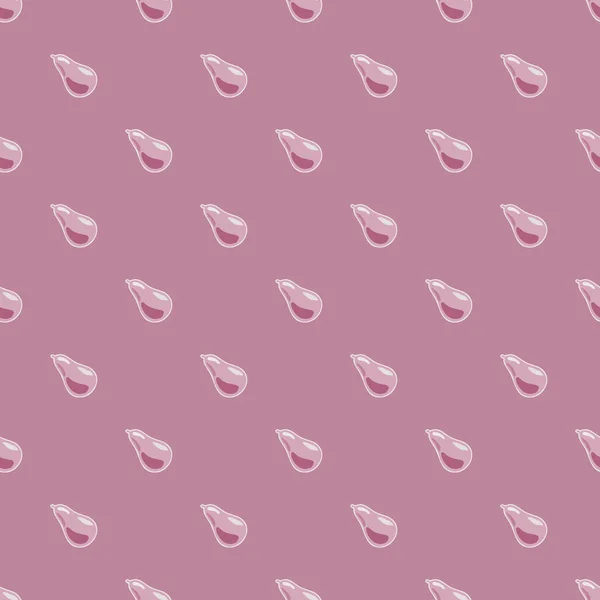 Modèle Abstrait Poire Sans Couture Fruits Fond Décoratifs Texture Répétée — Image vectorielle