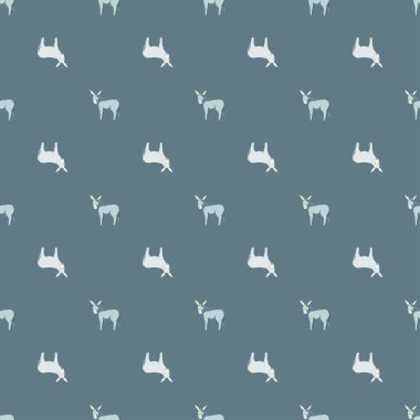 Eşeğin kusursuz deseni. Renkli arka planda evcil hayvanlar. Tekstil baskıları, kumaş, afişler, arkaplanlar ve duvar kağıtları için vektör illüstrasyonu.