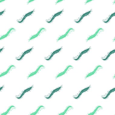 Konfeti kusursuz desen. Doğum gününün geçmişi. Kumaş, ambalaj kağıdı, duvar kâğıdı ve mendil için karalama stilinde tekrarlanan doku. Vektör illüstrasyonu.