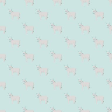 Eşeğin kusursuz deseni. Renkli arka planda evcil hayvanlar. Tekstil baskıları, kumaş, afişler, arkaplanlar ve duvar kağıtları için vektör illüstrasyonu.