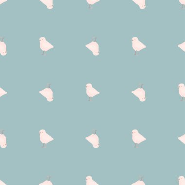 Kusursuz tavuk deseni. Renkli arka planda evcil hayvanlar. Tekstil baskıları, kumaş, afişler, arkaplanlar ve duvar kağıtları için vektör illüstrasyonu.