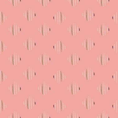 Kusursuz desen çizikleri. El çizimi korku geçmişi. Kumaş, ambalaj kağıdı, duvar kâğıdı ve mendil için karalama stilinde tekrarlanan doku. Vektör illüstrasyonu.