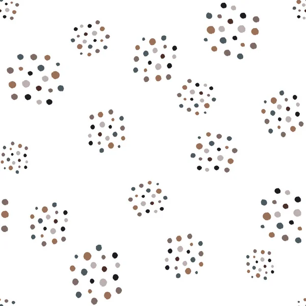 빈티지 점들은 섬유가 패턴입니다 미니멀리즘적 조각을 스타일로 반복되는 일러스트 — 스톡 벡터