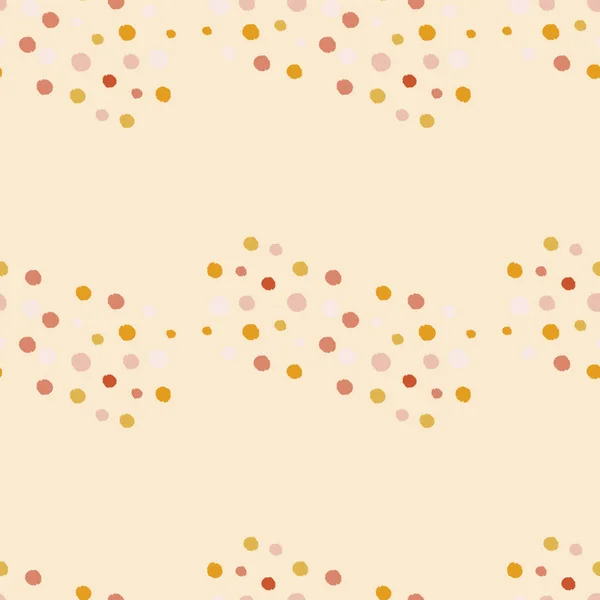 Pois Vintage Motif Sans Couture Décoration Minimaliste Fond Texture Répétée — Image vectorielle