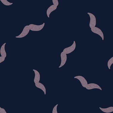 Bıyıksız desen açık. Karalama tarzında klasik berber dükkanı. Kumaş, duvar kâğıdı, tekstil, baskı, ambalaj kağıdı için el yapımı tekrar dokusu. Vektör illüstrasyonu.