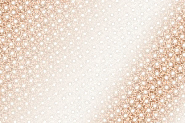 Branco Ouro Brilho Estrela Padrão Com Fundo Brilhante Férias — Fotografia de Stock