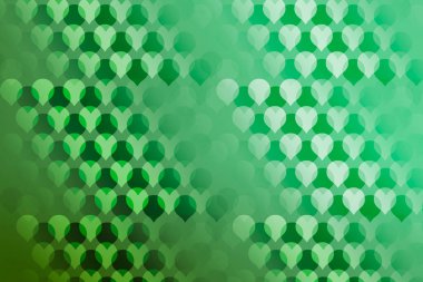 Parlayan gradyanı olan yeşil, parlak bir arkaplan.