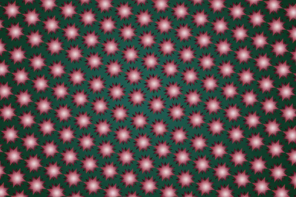 Ένα Κόκκινο Πράσινο Λαμπερό Φύλλο Αργυρό Αστέρι Ρίγες Χριστουγεννιάτικο Χαρτί — Φωτογραφία Αρχείου