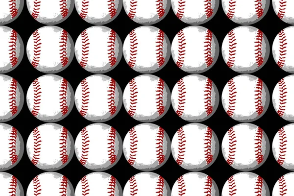 Bolas Blanco Deportes Tarjeta Fondo Béisbol Marco Frontera Dibujo Recreación —  Fotos de Stock