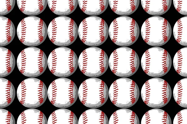 Kulki Biały Sportowe Karty Tło Baseball Ramki Granica Rysunek Rekreacja Obraz Stockowy