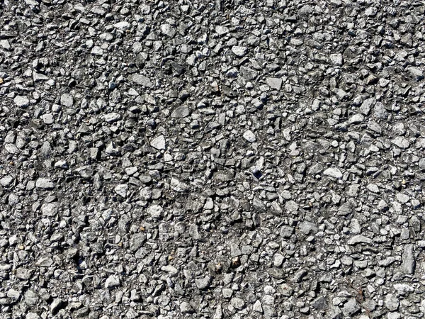 Seixo Cascalho Esmagado Pedra Pedra Chão Rochas Cimento Superfície Parede — Fotografia de Stock
