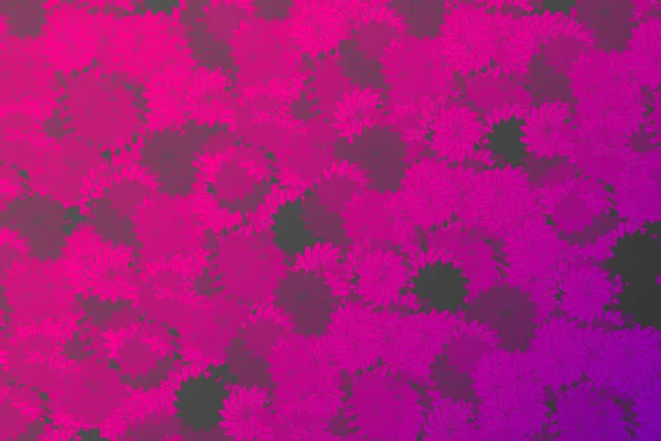 マゼンタピンクのレトロな花の花ハワイの花のピンホイールの休日のデザインオーバーレイ背景楽しいファッションの背景パターン渦の生地スタイルのテキスタイルイラスト — ストック写真