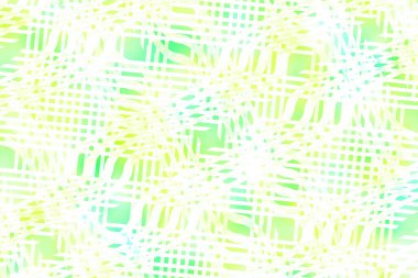 Beyaz yeşil dokuma klasik çizgileri mavi hologram çizgileri tatil tasarımı arka plan motifi eğlenceli tekstil illüstrasyon arka plan girdap kumaşı