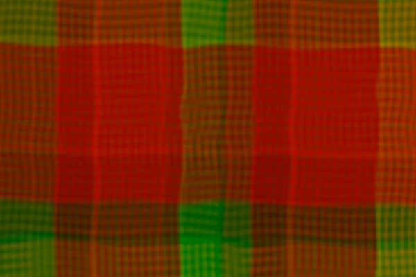 Blur Fleece Soft Christmas Wool Holiday Green Red Gold Plaid — Stock Photo, Image