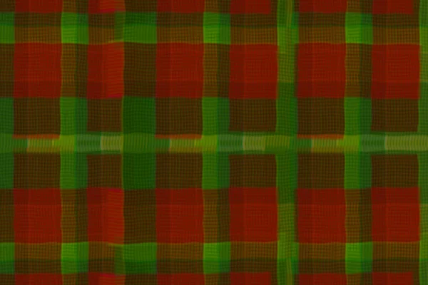 毛混纺针织羊毛绒格子花毛衣圣诞节绿色红色 — 图库照片