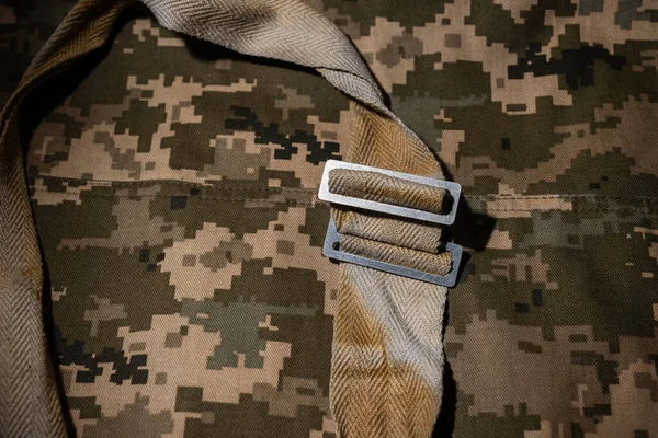 Vojenské Khaki Textury Pozadí — Stock fotografie